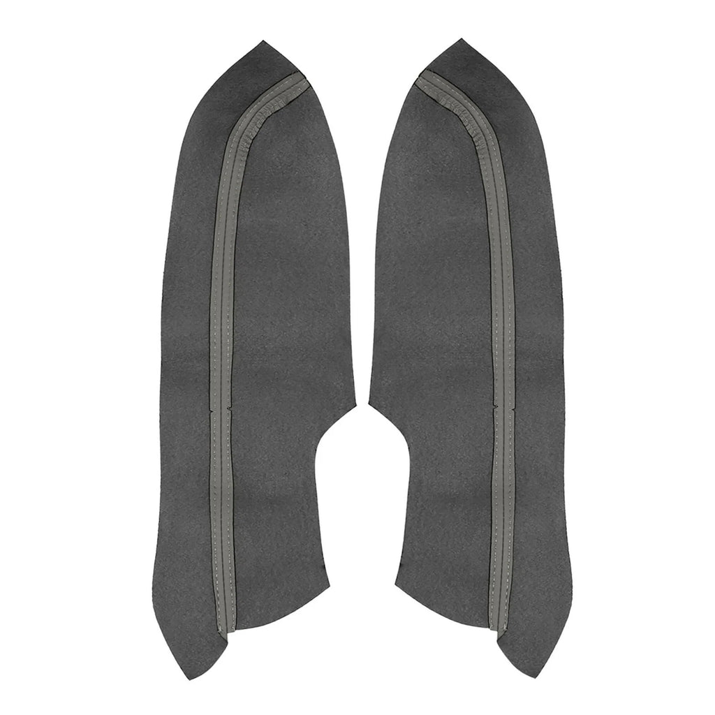 Pair Front Door Panels Armrest Covers Gray for Honda Civic Sedan (2006–2011)