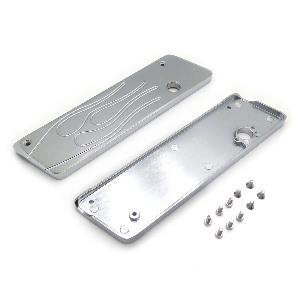 CNC Chrome Saddlebag Latch Cover for Harley Touring (1993–2013)