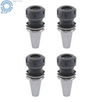 4 Piece Collet Chuck Set CAT40 ER40 for Precision Machining (20000 RPM)