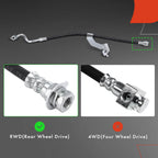 2X Front Brake Hydraulic Hose for Ford F250 F350 Super Duty (2008–2012)