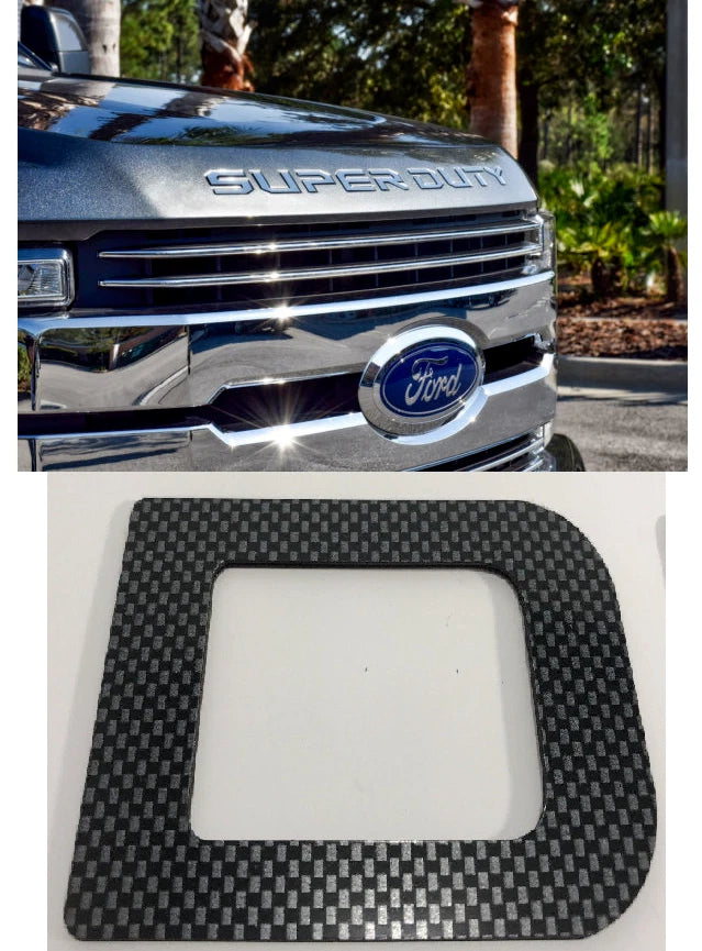 Premium Hood Inserts Carbon Fiber for Ford F250 Super Duty (2017–2022)