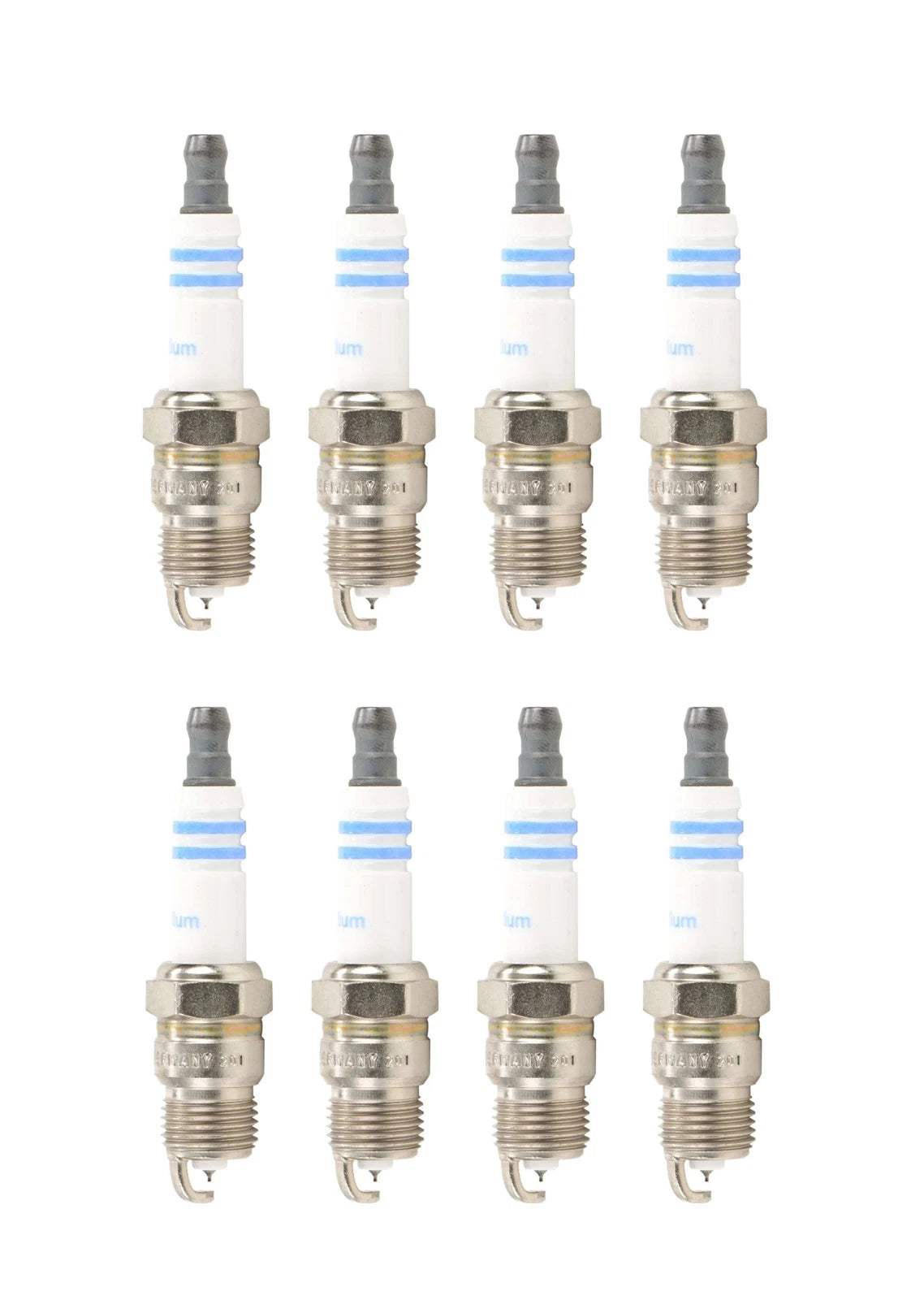 Set of 8 Bosch Double Iridium Spark Plugs for Chevy Buick Ford GMC Pontiac V8