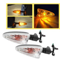 Set of 5 Amber LED Torpedo Cab Marker Lights for Trucks (12V)