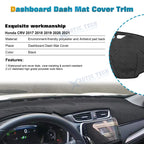 Dashboard Dash Mat Non-Slip Sun Cover Pad Carpet for Honda CR-V (2017-2022)
