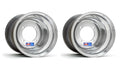 DWT Polished Rear ATV Wheels Rims 9" 9x9 4/110 4/130 for Honda TRX 250R 450R (1986–2009)