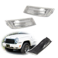 Clear Silver Corner Parking Signal Lights for Jeep Liberty (2005–2007)