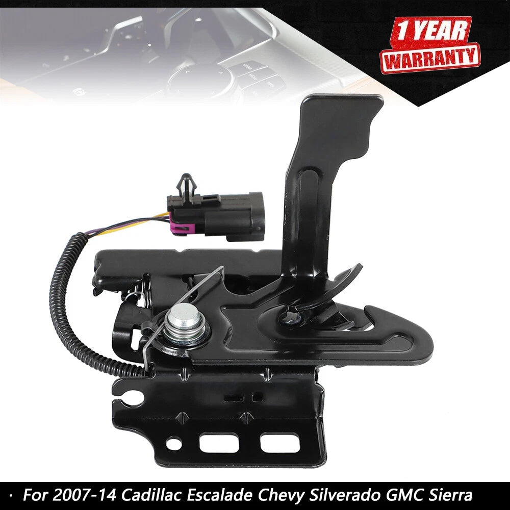 Hood Latch Lock Release for Cadillac Escalade, Chevy Silverado, GMC Sierra (2007–2014)