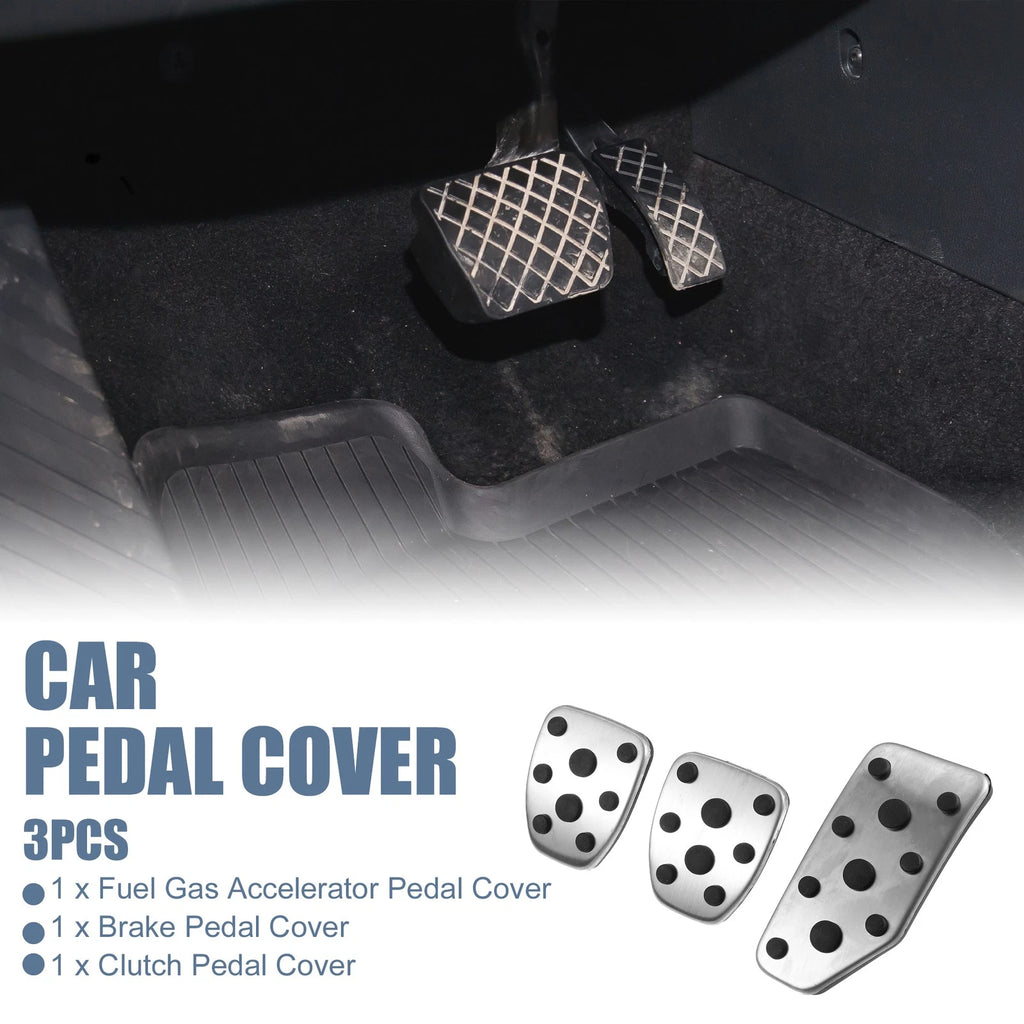 3pcs Accelerator & Brake Pedal Cover Set for Subaru Legacy (1990–2007)