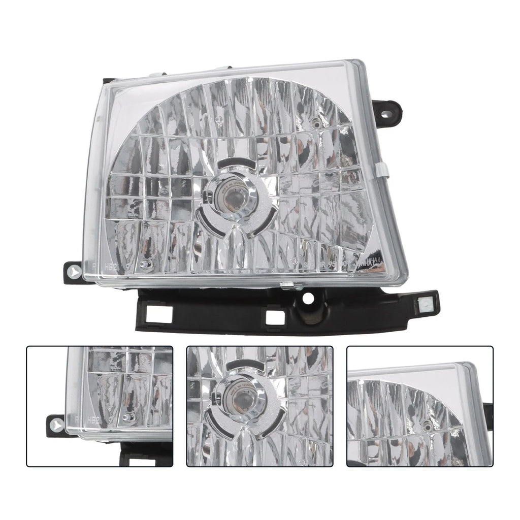 Chrome Headlight Pair with Bulb for Toyota Tacoma (1997–2000)