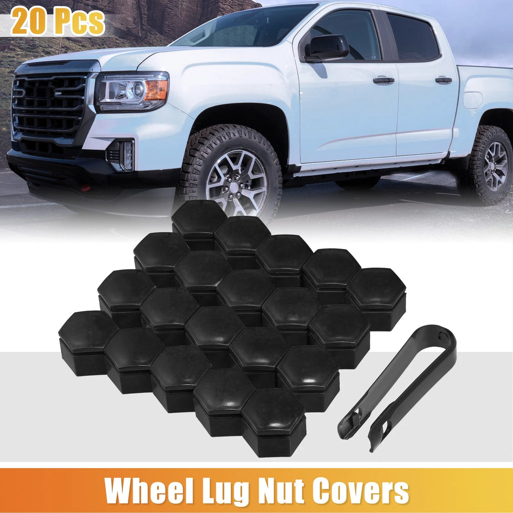 20 Pcs Wheel Lug Nut Cover for Land Rover Range Rover Sport (2006–2013) Black