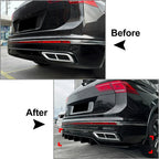 Glossy Black Rear Bumper Splitter Lip for VW Tiguan (2021-2023)