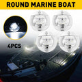 4x Round Courtesy Lights for Marine Boat (LED)