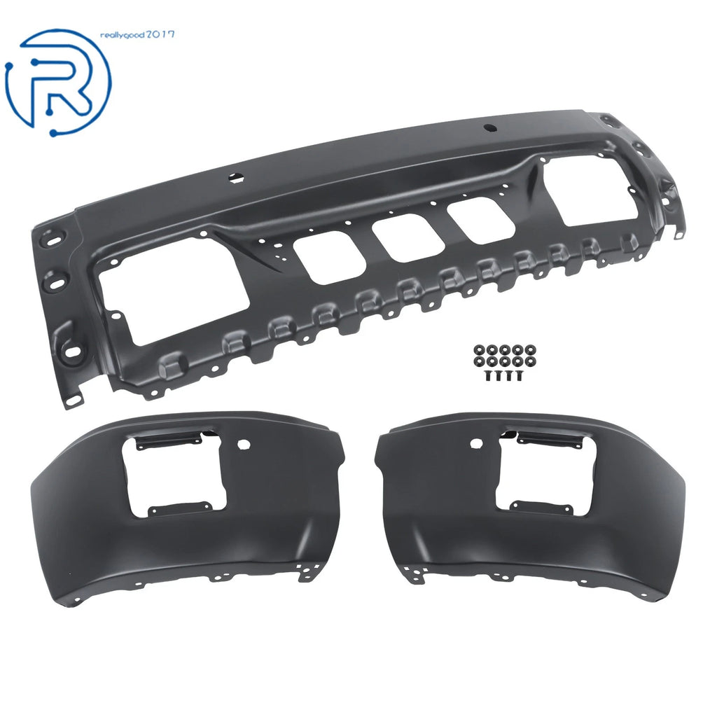 Steel Black Split-Type Front Bumper Face Bar for GMC Sierra 1500 (2014-2015)