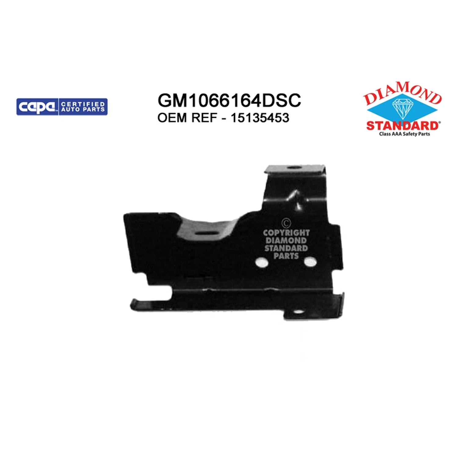 Replacement Steel Front Driver Side Inner Bumper Face Bar Brace