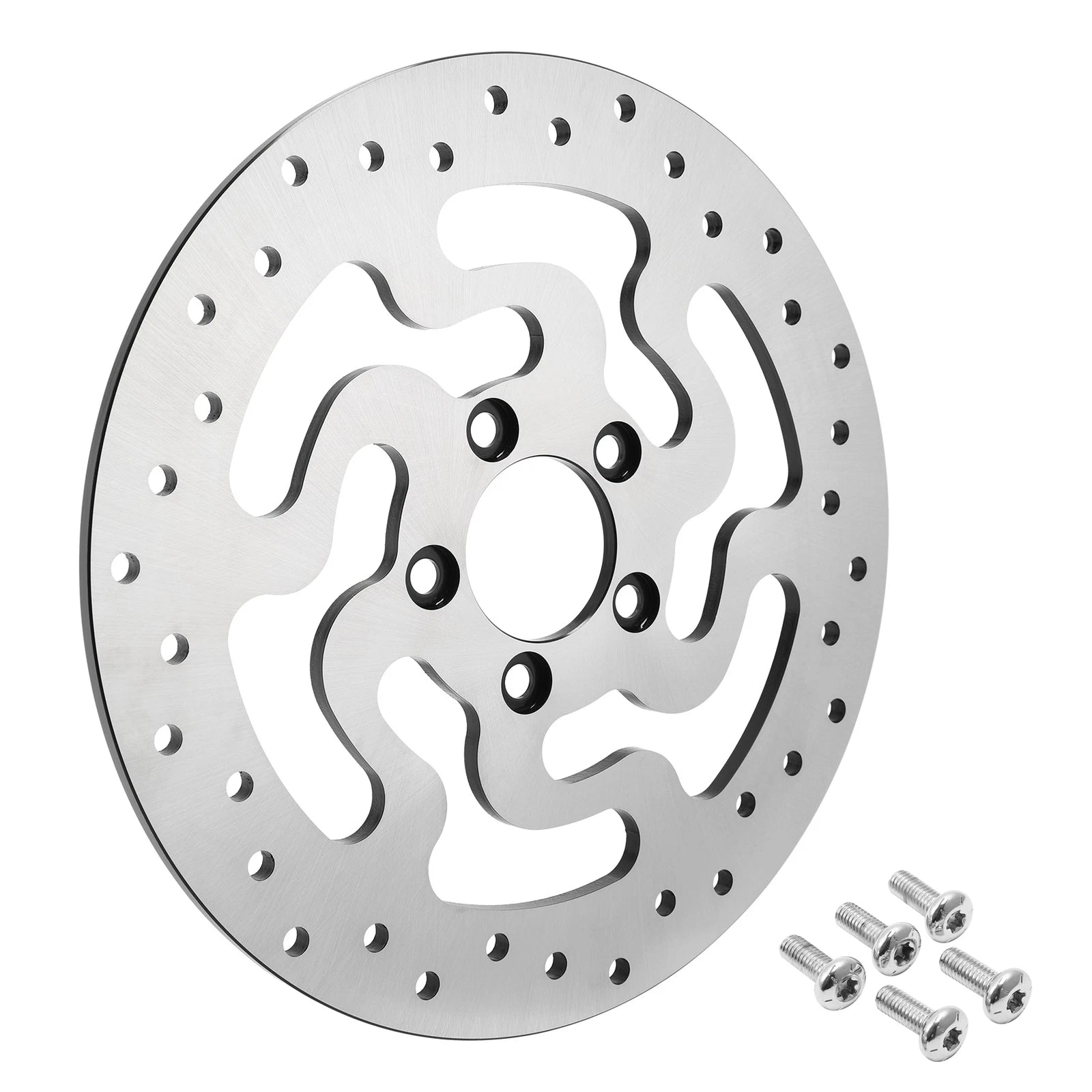 Rear Brake Disc Rotors & Bolts for Harley Touring Electra Road Glide (2008–Present)
