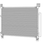 Replacement Aluminum A/C Condenser for Toyota Tacoma (2005–2023)