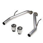 Muffler Delete for Infiniti Q50 (2014–2024) 2.5" with Double Wall Tips