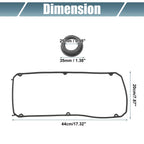 Rubber Engine Valve Cover Gaskets Seals for Mitsubishi Eclipse (2005–2012)