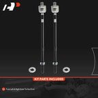 2X Front Inner Tie Rod Kit for Mitsubishi Endeavor (2004–2008, 2010–2011)