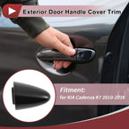Exterior Door Handle Cover Trim No. 826623R020 for KIA Cadenza K7 (2010–2016) Black