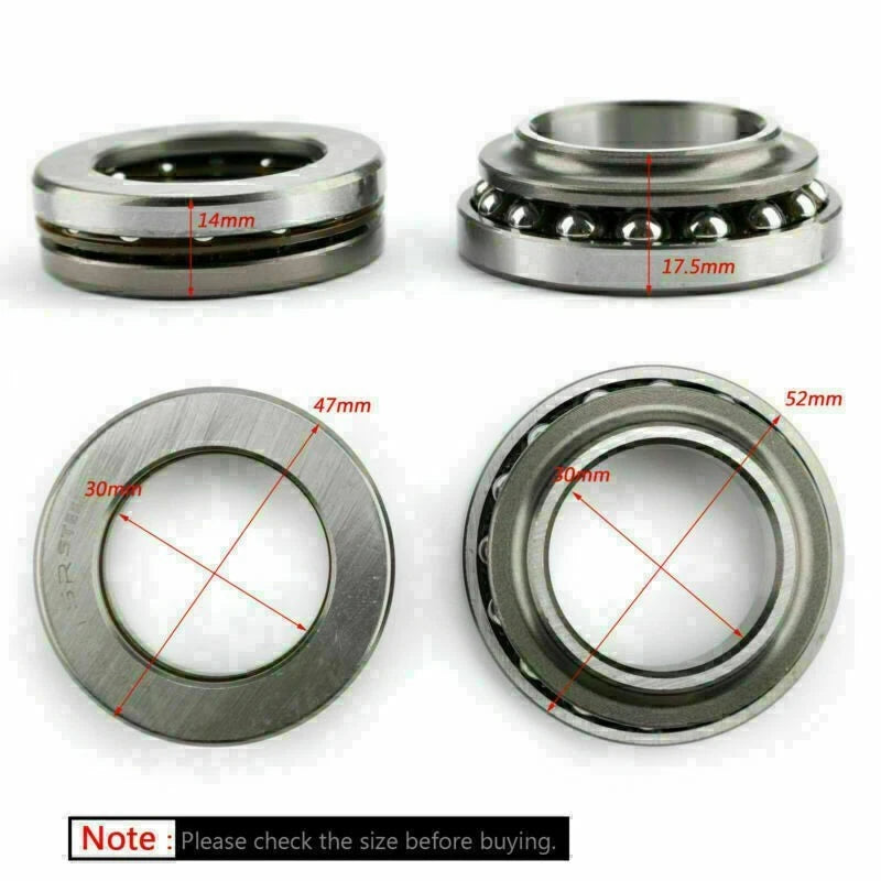 Tapered Roller Bearing Set for Kawasaki Ninja EX250 EX500 (1988–2007)