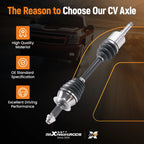 Front Left CV Axle Shaft for Chevrolet GMC (2018–2023)