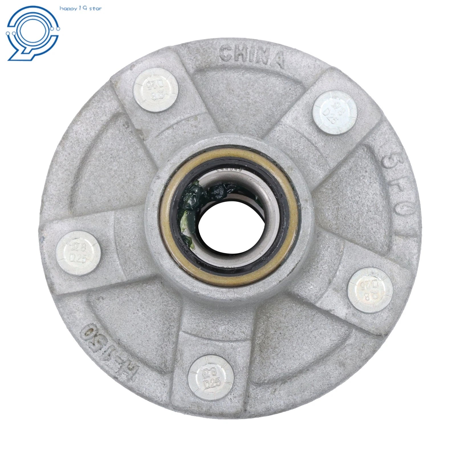 Pre-Assembled Trailer Hub for 2000 lbs Spindle (5 on 4.5)