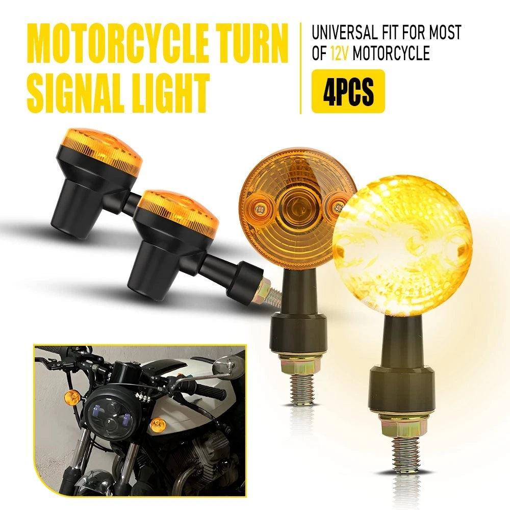 4X Turn Signals Blinker Light for Yamaha Kawasaki Honda V (Motorcycle)