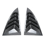 Carbon Look Rear Side Window Louver Shutter Cover for Tesla Model 3 (2024–2024)