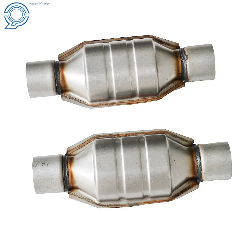 2X 2.5" Universal Catalytic Converter for Chevy Silverado 1500 GMC (2014–2023)