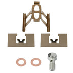 Rear Brake Calipers Kit for Honda CR-V (2007–2016) Silver
