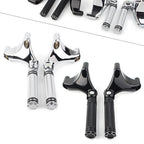 2X Passenger Footrest Foot Peg Mount for Harley Sportster XL883 XL1200 (2004–2013)