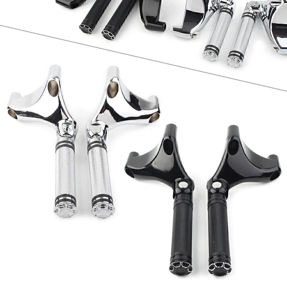 2X Passenger Footrest Foot Peg Mount for Harley Sportster XL883 XL1200 (2004–2013)