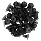 50 Fastener Nylon Nut Fender Liner Screw Grommets for Toyota Retainer