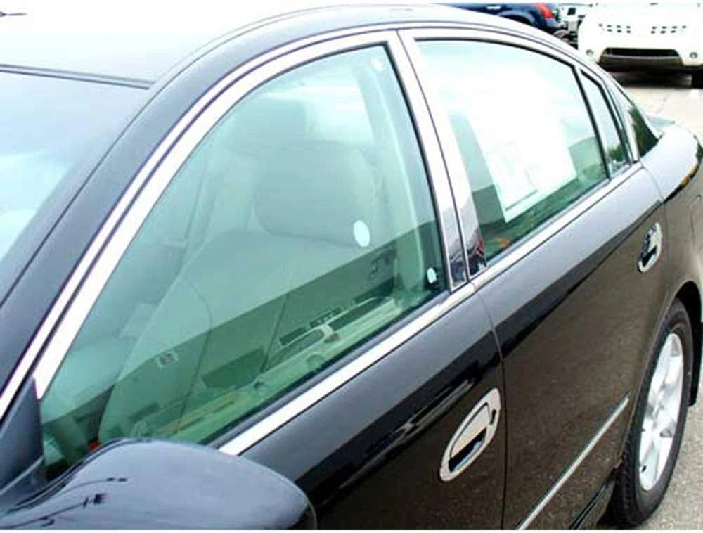10p Luxury FX Chrome Window Package (w/Posts) fit for 2002-2006 Nissan Altima