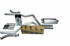 Dual Exhaust Kit for Chevy GMC 1500 (2019–2025) 2.5" Pro XS Slash Tip