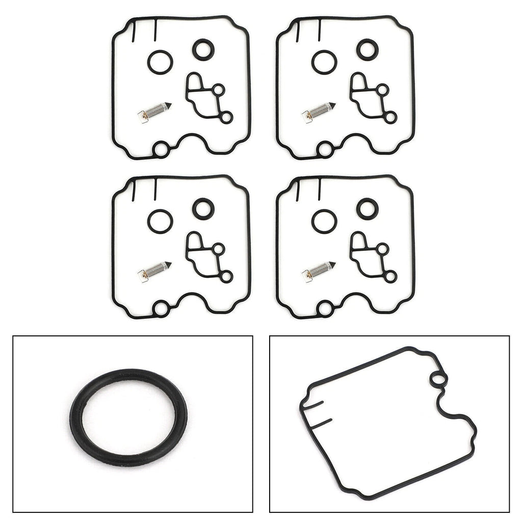 Set of 4 Carburetor Rebuild Kits for Yamaha FZR 600 (1989–1999) FZR-600 AV