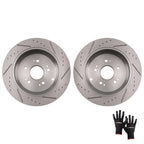 Rear Brake Rotors Pair for Acura RDX (2007–2018) / Honda CR-V (2005–2016) S31372