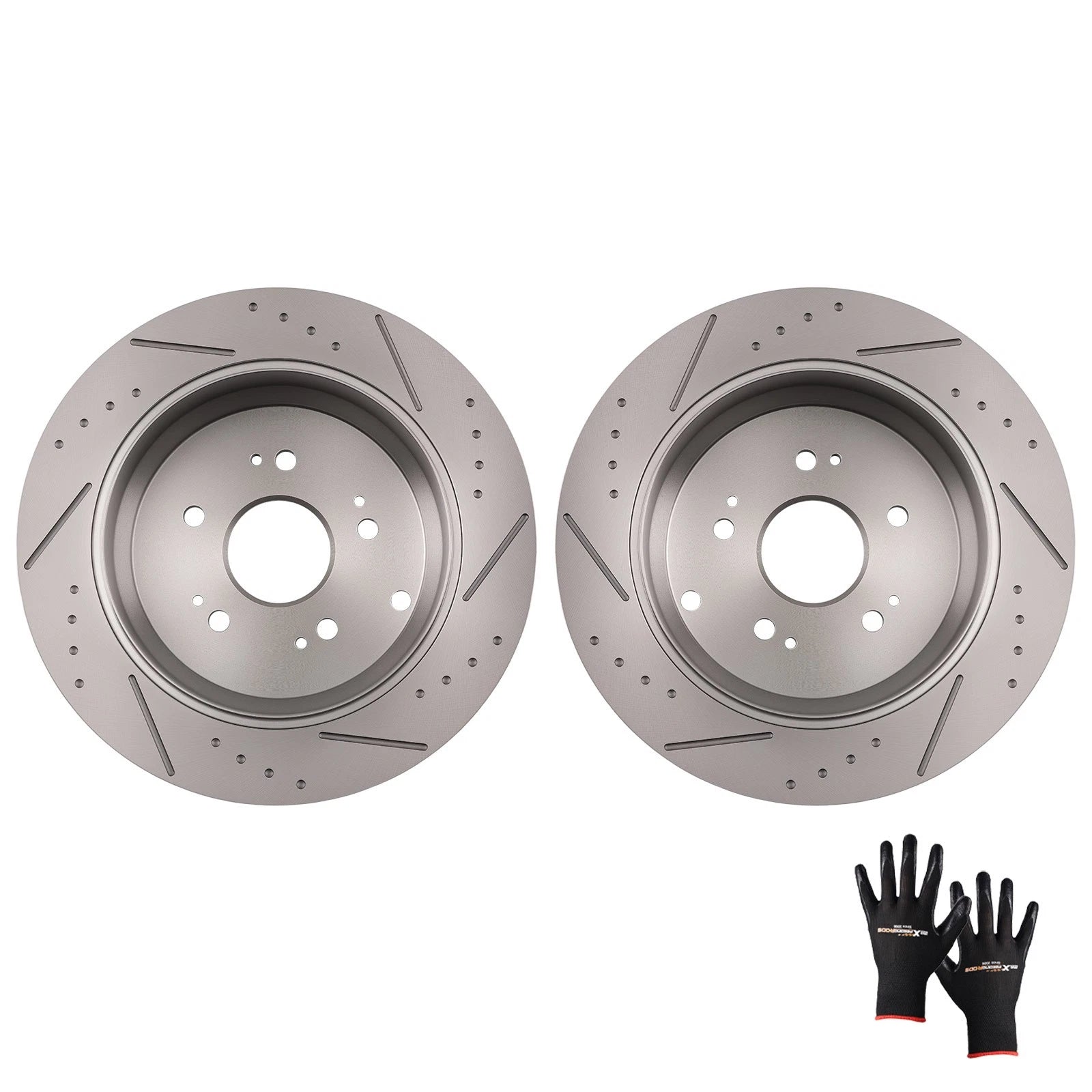 Rear Brake Rotors Pair for Acura RDX (2007–2018) / Honda CR-V (2005–2016) S31372