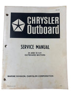 Service Manual for Chrysler Outboard OB 3870 (25/35 HP)