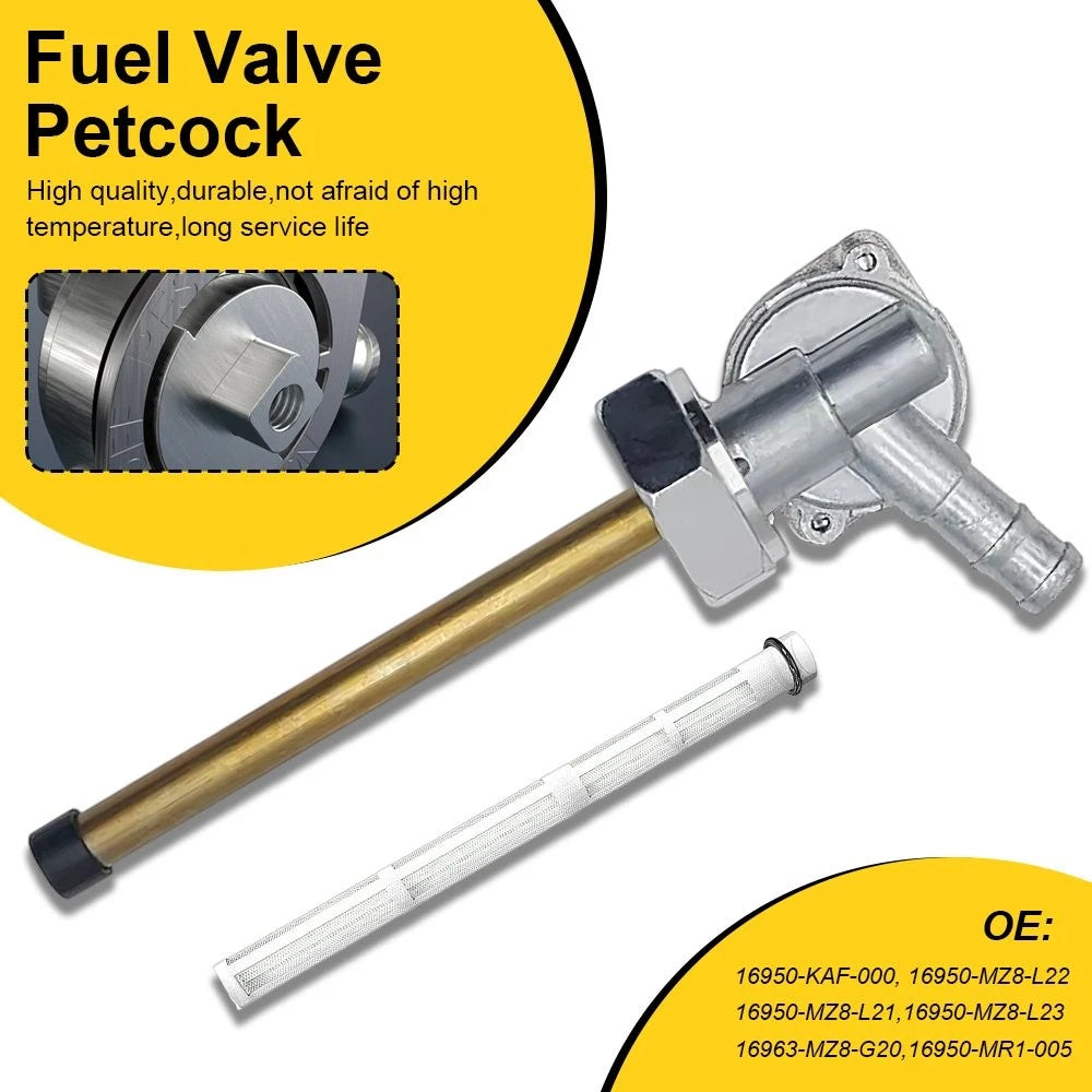AUXITO Fuel Petcock for Honda Shadow VLX 600 VT600 (1988–2007) VF750 (1993–2003)