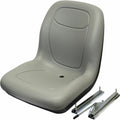 Grey Vinyl Seat with Slide Rails for Universal Products (Fits )