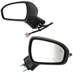 Set of 2 Heated Mirrors for Ford Fusion (Driver & Passenger Side)