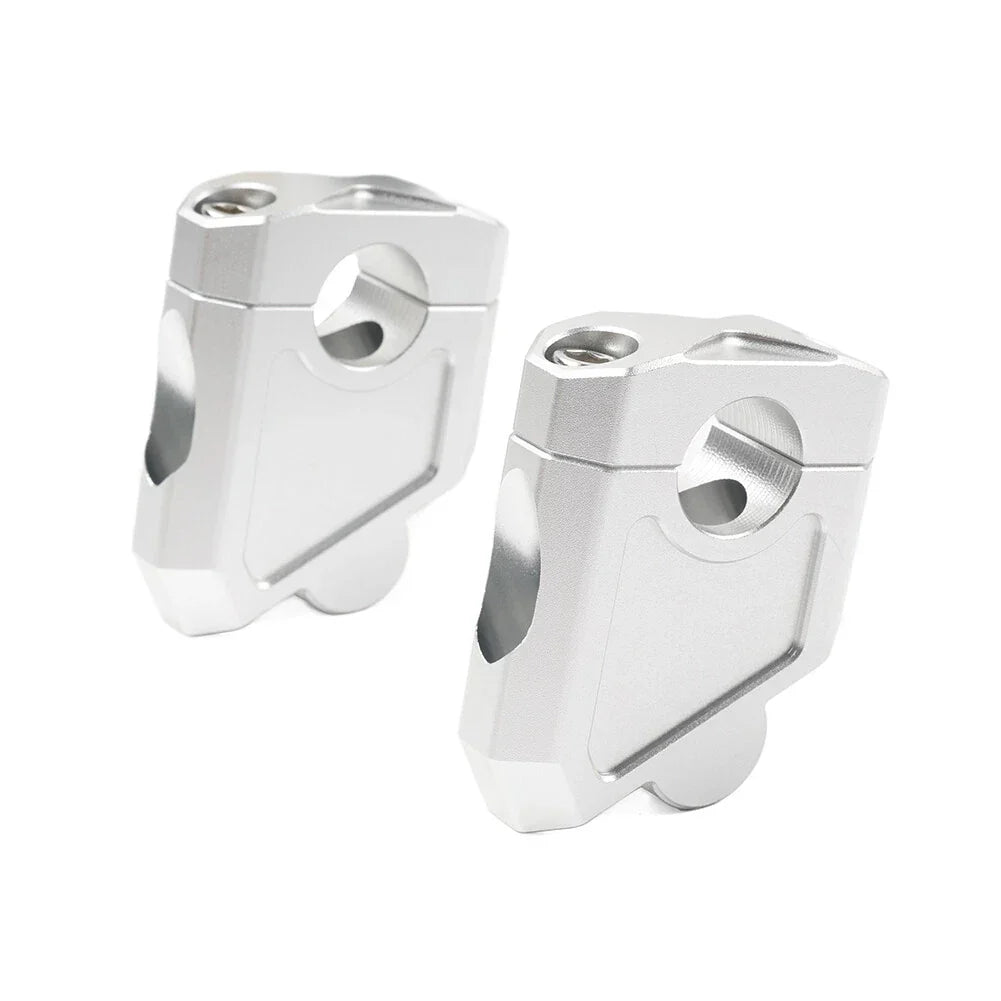 7/8" 22mm Handlebar Mount Clamp Riser for Honda Suzuki Kawasaki