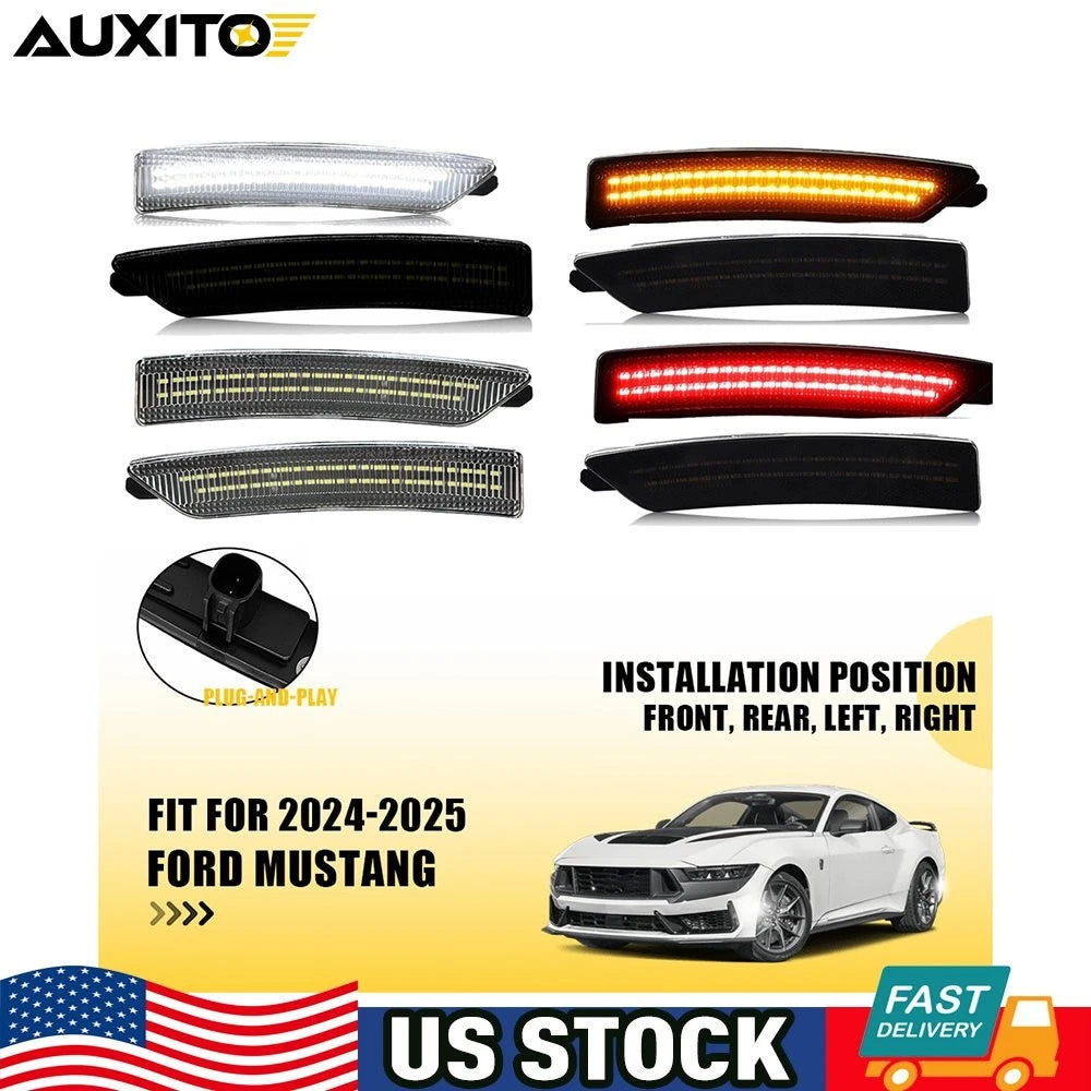 LED Fender Marker Lights for Ford Mustang (2024–2025)