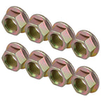 Set of 8 Flange Wheel Lug Nuts for Polaris Ranger 500 570 800 900