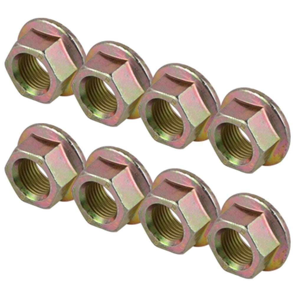 Set of 8 Flange Wheel Lug Nuts for Polaris Ranger 500 570 800 900