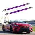 Purple Alloy Racing Bumper Lip Support Rods for Universal (8–11") (2-Pack)