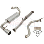 4" Rolled Muffler Tip for Honda CRX CR-X (1988–1991) Stainless Exhaust