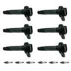 6X Ignition Coil & Spark Plug for Ford Mustang MKX Taurus (2017-2018)